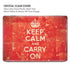 Keep Calm and Carry On Distressed MacBook Cases
